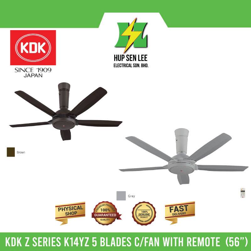 KDK Z Series K14YZ 5 blades Remote Control Ceiling Fan (140cm/56”)