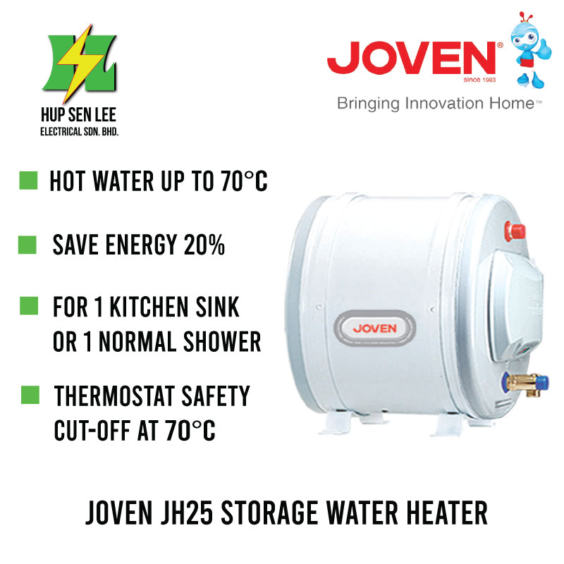 JOVEN JSH25 STORAGE WATER HEATER (HORIZONTAL)